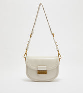 Charles & Ke*th - Embellished Saddle Bag - White (AD-NOV-LT)