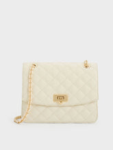 Charles & Ke*th - Cressida Quilted Chain Strap Bag - Cream (AD-SEP)