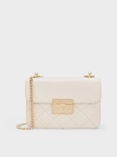 Charles & Ke*th - Alva Quilted Chain-Handle Bag - Cream (AD-JAN26-A1)