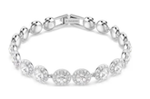 Swar*vski - Una Angelic bracelet Round cut, Small, White, Rhodium plated - 5071173 (AD-SW-OCT) (2025 PACKAGING)
