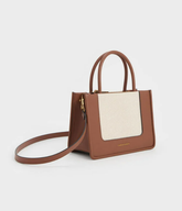 Charles & Ke*th - Mini Daylla Canvas Tote Bag - Tan (AD-MAY26-JF)