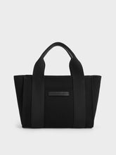 Charles & Ke*th - Kay Canvas Tote Bag - Noir (AD-Oct-SW)