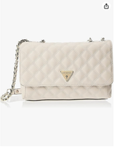 Gues* - Cessily Convertible Crossbody Flap - Cream (AD-August)