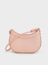 Charles & Ke*th - Sabine Knotted-Strap Curved Shoulder Bag - Light Pink (AD-SEP)