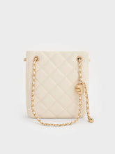 Charles & Ke*th - Alva Quilted Braided-Strap Shoulder Bag - Cream (AD-SEP)