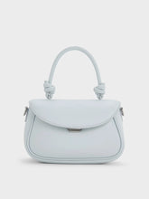 Charles & Ke*th - Sammie Knotted-Handle Front-Flap Bag - Sea Salt Blue (AD-July)