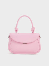 Charles & Ke*th - Sammie Knotted-Handle Front-Flap Bag - Bubble Gum Pink (AD-July)