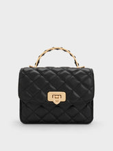 Charles & Ke*th - Cressida Quilted Top Handle Bag - Black (AD-SEP)