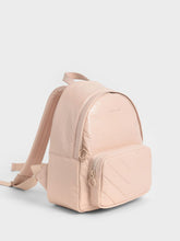 Charles & Ke*th - (MINOR DEFECT) Quilted Double Zip Backpack - Nude-14 AUGUST SALE-(NB)