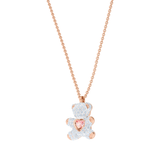 Swar*vski - Teddy pendant Bear, White, Rose gold-tone plated - 5452026 (AD-FB26-SW)