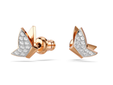 Swar*vski - Idyllia Lilia stud earrings Butterfly, White, Rose gold-tone plated - 5636427 (AD-FB26-SW)