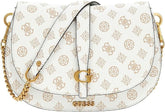 Gues* - Kuba Mini Crossbody Flap XS Logo-WHITE MULTI (NB)