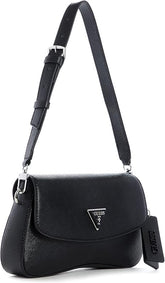 Gues* - Cordelia Flap Shoulder Bag - Black (AD-August)