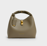 Charles & Ke*th - Chance Turn-Lock Bucket Bag - Deep Olive (AD-JUN13-PT)