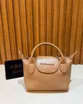 EMPORI* A*MANI - Mini top-handle crossbody handbag - Beige (AD-JUL26-IRF)