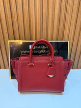Charles & Ke*th -Trapeze Tote Satchels - Red - (AD-JUL26-IRF)