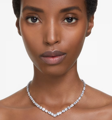 Swar*vski - Mixed cuts, White, Rhodium plated-55665242 (2026 PACKAGING)