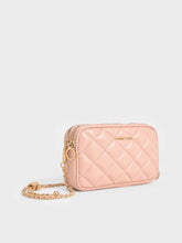 Charles & Ke*th - Mini Apfra Quilted Crossbody Bag - Pink (AD-JUN13-PT)