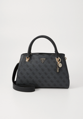 Gues* - NOELLE LUXURY SATCHEL Handbag- No Keychain- coal-(AD-MAY26-GSPT)