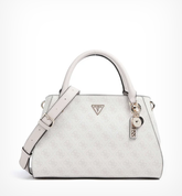 Gues* - Noelle 4G Logo Handbag - Light Gray (AD-MAY26-GSPT)