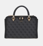 Gues* - Orlina 4G logo handbag - Charcoal Black & Plain Black (AD-DEC-ANW-LH-SA)