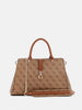 Gues* - Zamira Quattro G Luxury Satchel - Brown (AD-NOV-A)