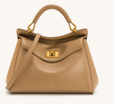 JW P*I- Lucia classic top handle woven bag -Brown-(AD-JUN26-JFR)