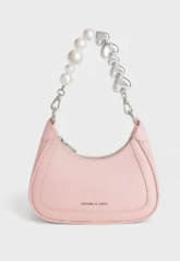 Charles & Ke*th -Mini Hobo Bag -Light Pink- (AD-JUN13-LTPT)