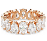 Swar*vski - Matrix Vittore ring Pear cut, White, rose gold finish -5690094-(5563966)