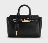 Charles & Ke*th - Mini Delfina Belted Tote Bag - Cream - (AD-JUL26-PTT)