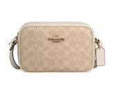 C*ACH - Mini Jamie Camera Bag - Signature Apricot (AD-JUL26-PC)