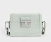 Charles & Ke*th - Chain Strap Boxy Bag - Light Green (AD-JUN16-LTPT)