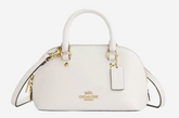 C*ACH - Lara Mini Satchel Bag - White (AD-JUL26-IRF)