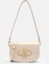 PEDR* Icon Mini Leather Shoulder Bag - Champaign (AD-JUN26-PTT)