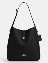 C*ACH - Hadley Large Shoulder Bag -Black (AD-JUL26-IRF)