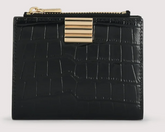 PEDR* - Embossed Leather Wallet - Black (AD-SEP16-PT)