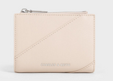 Charles & Ke*th - Trin Stitch-Trim Wallet - Cream (AD-SEP16-WLPT) With Box