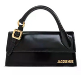 Jacquemu* - the long chiquito bag with buckle ( Contact CS For real pic) - Black (AD-OCT26-JPT) with box