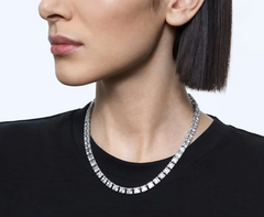 Swar*vski - Millenia Necklace, Rhodium Plated and White Crystals - 5559153 (AD-SW-OCT)