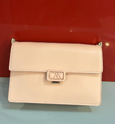 Charles & Ke*th - Leather & Canvas Monogram Shoulder Bag - Pink (AD-August)