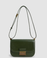 (Minor Defect) Charles & Ke*th - Charlot Canvas Crossbody Bag - Green-(AD-JUN16-LTPT)