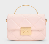 Charles & Ke*th - Quilted top-handle bag - Pink gift box (AD-SEP16-PT)