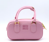 M*u M*u - Arcadie Leather Bag ( Contact CS For real pic) - Pink (AD-OCT26-MIPT) With Box