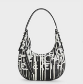 Charles & Ke*th - Swing Padlock Quilted Crescent Bag - Multi (AD-May)