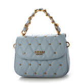 Gues* - Triana Flap Shoulder Bag - Blue (AD-MAY26-GSPT)