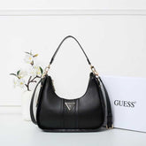 Gues* - NOREEN TOP ZIP SHOULDER BAG - Handbag - BLACK (NB)