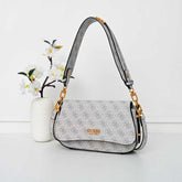 Gues* - Guess Noelle Shoulder Bag - WHITE (NB)