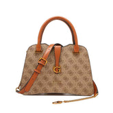 Gues* - Kuba Small Satchel - Cognac MULTI (AD-Sep)