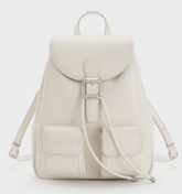 Charles & Ke*th -Br*na Backpack - Cream- (AD-MAY26-PT)