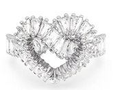 Swar*vski -Mixed cuts, Heart, White, Rhodium plated-5648291